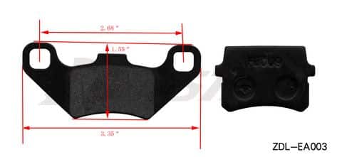 Brake Pad for ATV (DBS-1) (ZDL-EA003)