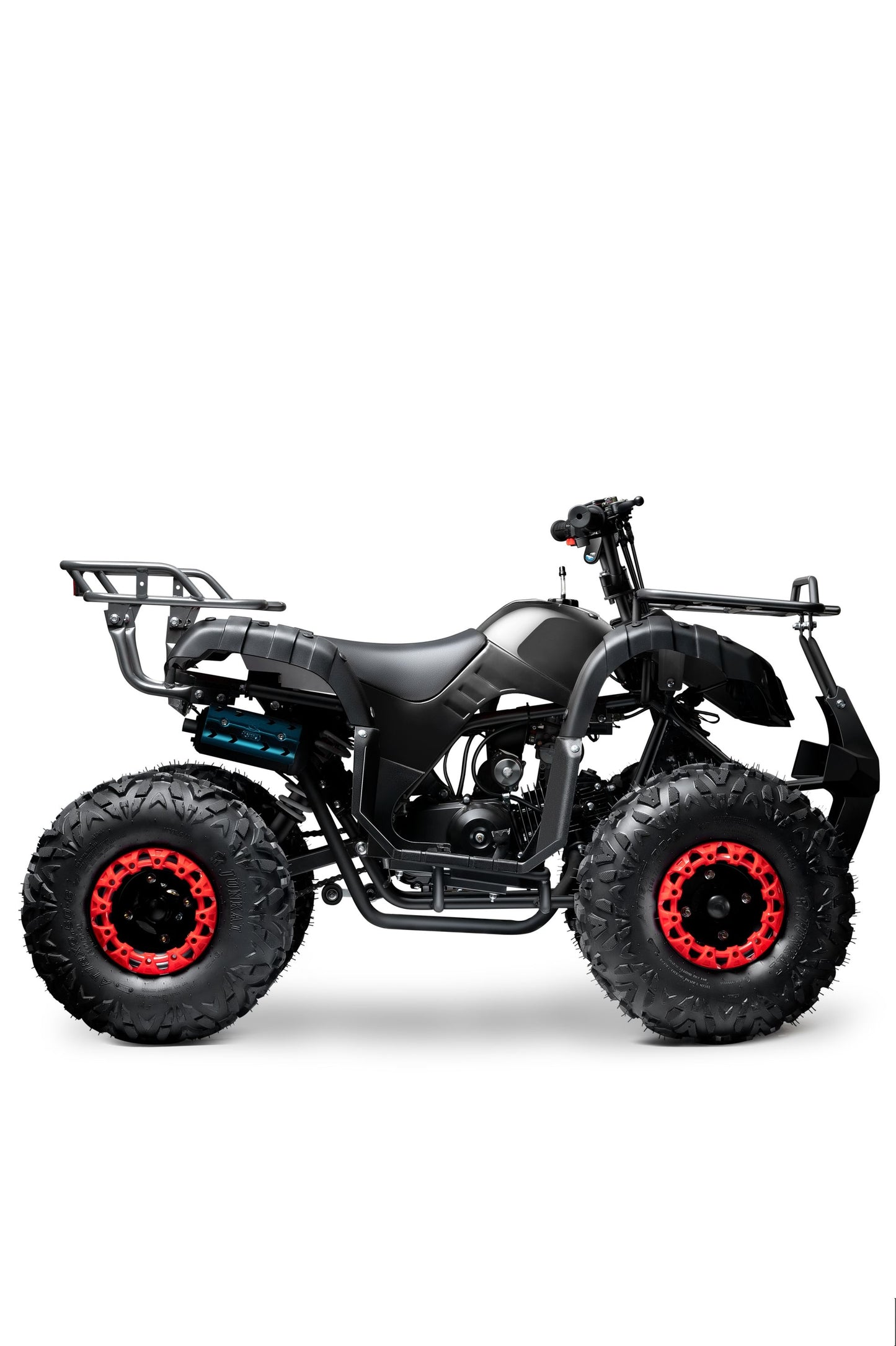 Gas 125cc ATV Quad 4 Wheeler ATV with Off-Road Tires - 220lbs Weight Capacity - Tested and Fully Assembled