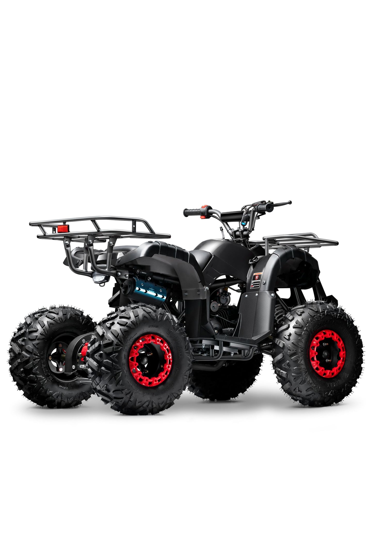 Gas 125cc ATV Quad 4 Wheeler ATV with Off-Road Tires - 220lbs Weight Capacity - Tested and Fully Assembled