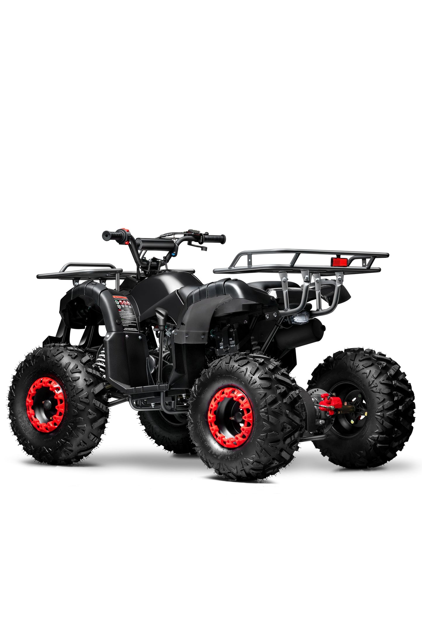 Gas 125cc ATV Quad 4 Wheeler ATV with Off-Road Tires - 220lbs Weight Capacity - Tested and Fully Assembled
