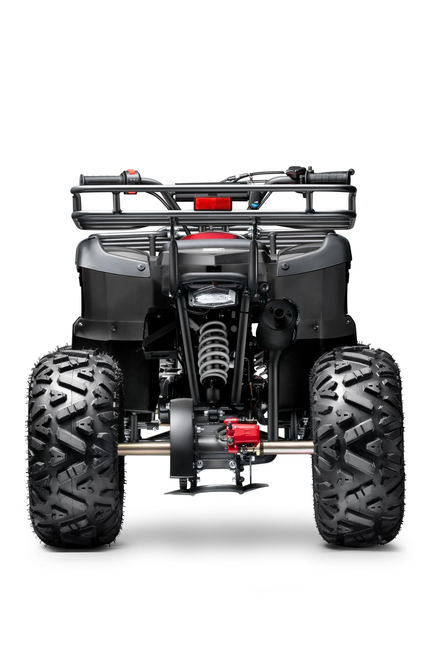 Gas 125cc ATV Quad 4 Wheeler ATV with Off-Road Tires - 220lbs Weight Capacity - Tested and Fully Assembled