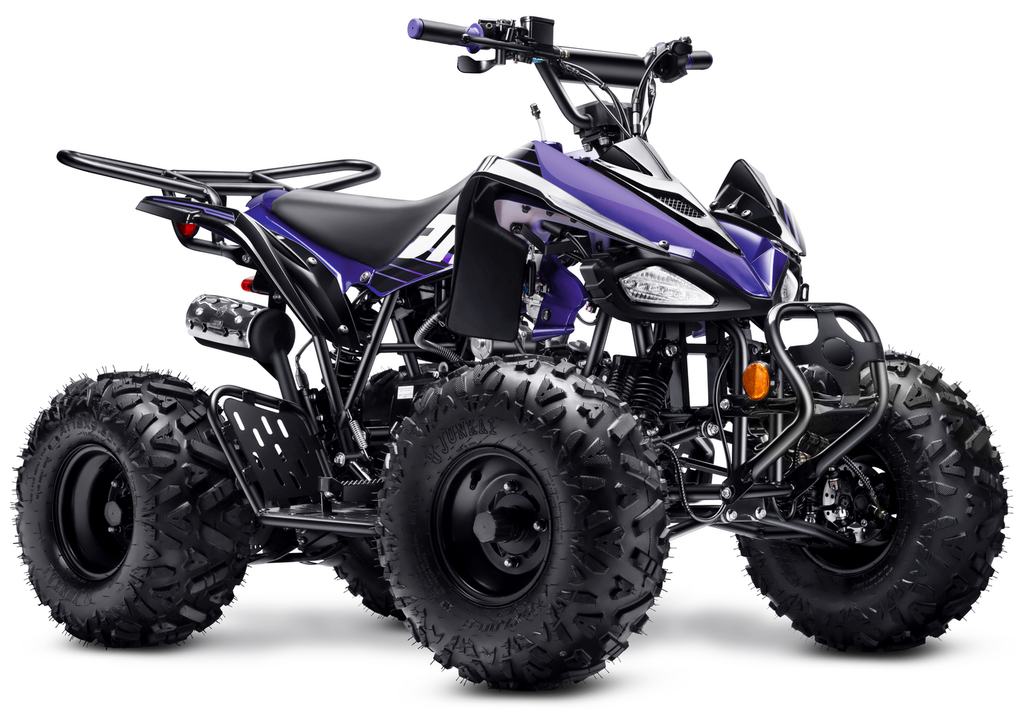 125cc ATV with Reverse Four Wheeler Gas Powered 4 Wheeler Quad with Headlights - Big 19"/18"Tires (Fully Assembled)
