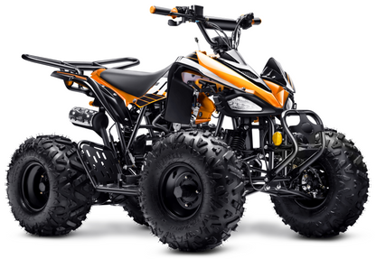 125cc ATV with Reverse Four Wheeler Gas Powered 4 Wheeler Quad with Headlights - Big 19"/18"Tires (Fully Assembled)