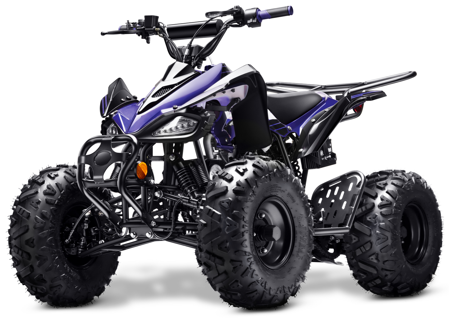 125cc ATV with Reverse Four Wheeler Gas Powered 4 Wheeler Quad with Headlights - Big 19"/18"Tires (Fully Assembled)