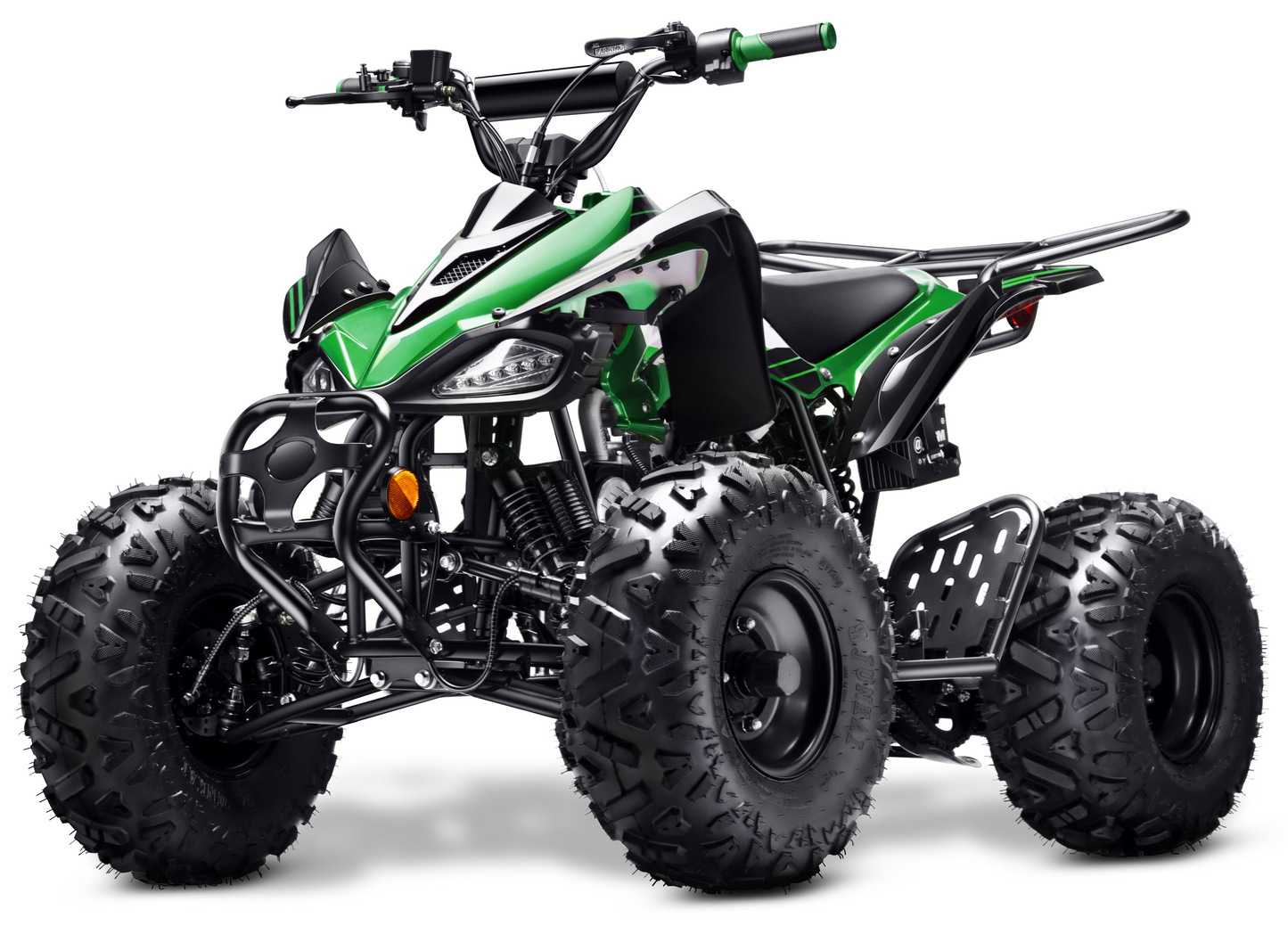 125cc ATV with Reverse Four Wheeler Gas Powered 4 Wheeler Quad with Headlights - Big 19"/18"Tires (Fully Assembled)