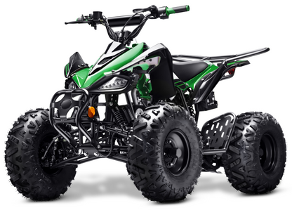 125cc ATV with Reverse Four Wheeler Gas Powered 4 Wheeler Quad with Headlights - Big 19"/18"Tires (Fully Assembled)