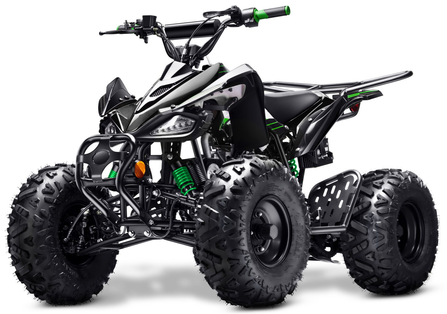 125cc ATV with Reverse Four Wheeler Gas Powered 4 Wheeler Quad with Headlights - Big 19"/18"Tires (Fully Assembled)