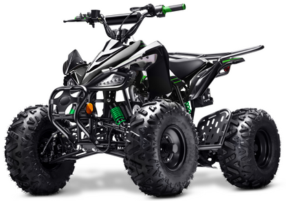 125cc ATV with Reverse Four Wheeler Gas Powered 4 Wheeler Quad with Headlights - Big 19"/18"Tires (Fully Assembled)