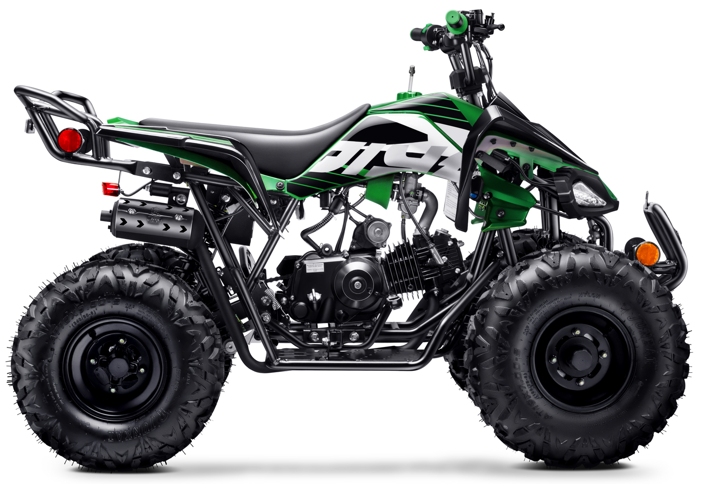 125cc ATV with Reverse Four Wheeler Gas Powered 4 Wheeler Quad with Headlights - Big 19"/18"Tires (Fully Assembled)