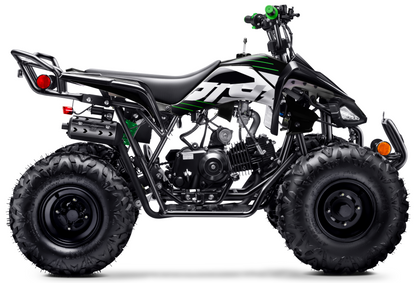 125cc ATV with Reverse Four Wheeler Gas Powered 4 Wheeler Quad with Headlights - Big 19"/18"Tires (Fully Assembled)