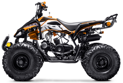 125cc ATV with Reverse Four Wheeler Gas Powered 4 Wheeler Quad with Headlights - Big 19"/18"Tires (Fully Assembled)