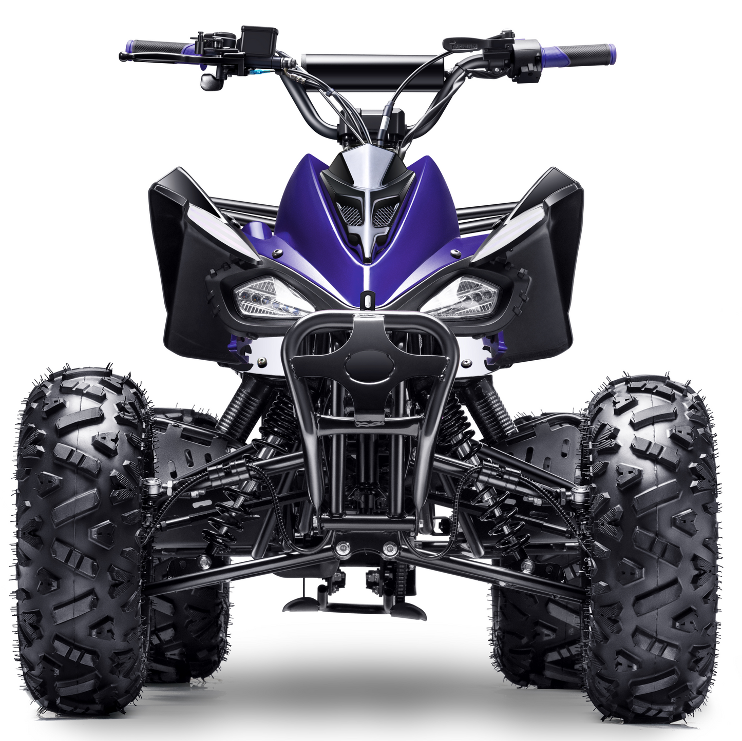 125cc ATV with Reverse Four Wheeler Gas Powered 4 Wheeler Quad with Headlights - Big 19"/18"Tires (Fully Assembled)