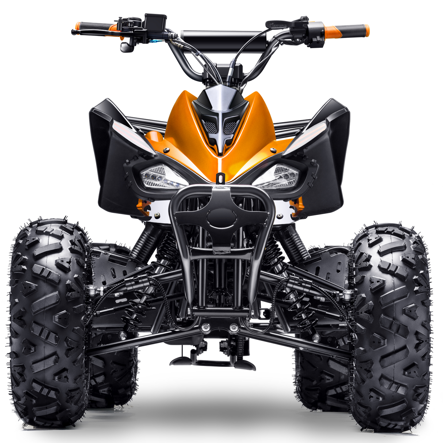 125cc ATV with Reverse Four Wheeler Gas Powered 4 Wheeler Quad with Headlights - Big 19"/18"Tires (Fully Assembled)