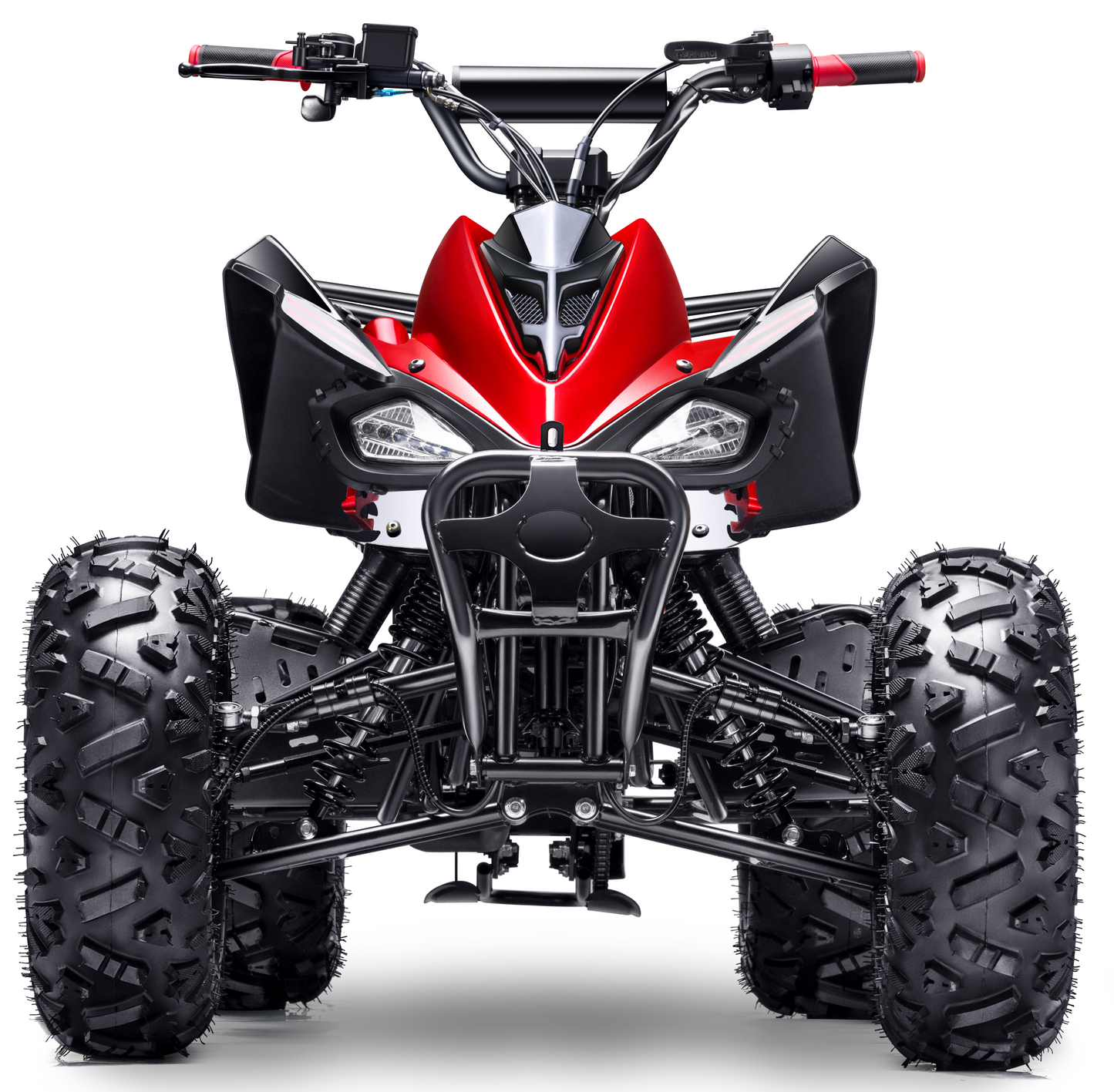 125cc ATV with Reverse Four Wheeler Gas Powered 4 Wheeler Quad with Headlights - Big 19"/18"Tires (Fully Assembled)