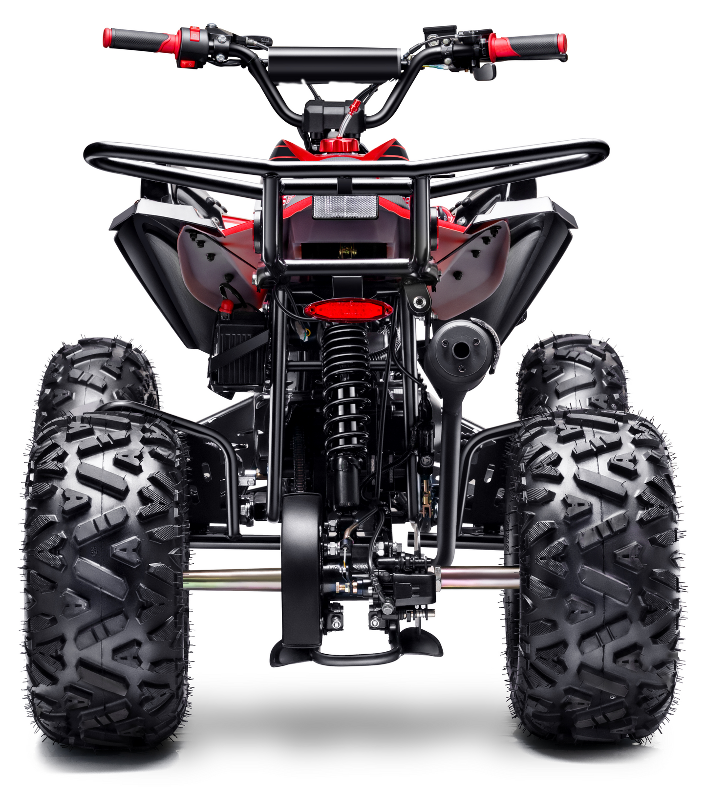 125cc ATV with Reverse Four Wheeler Gas Powered 4 Wheeler Quad with Headlights - Big 19"/18"Tires (Fully Assembled)
