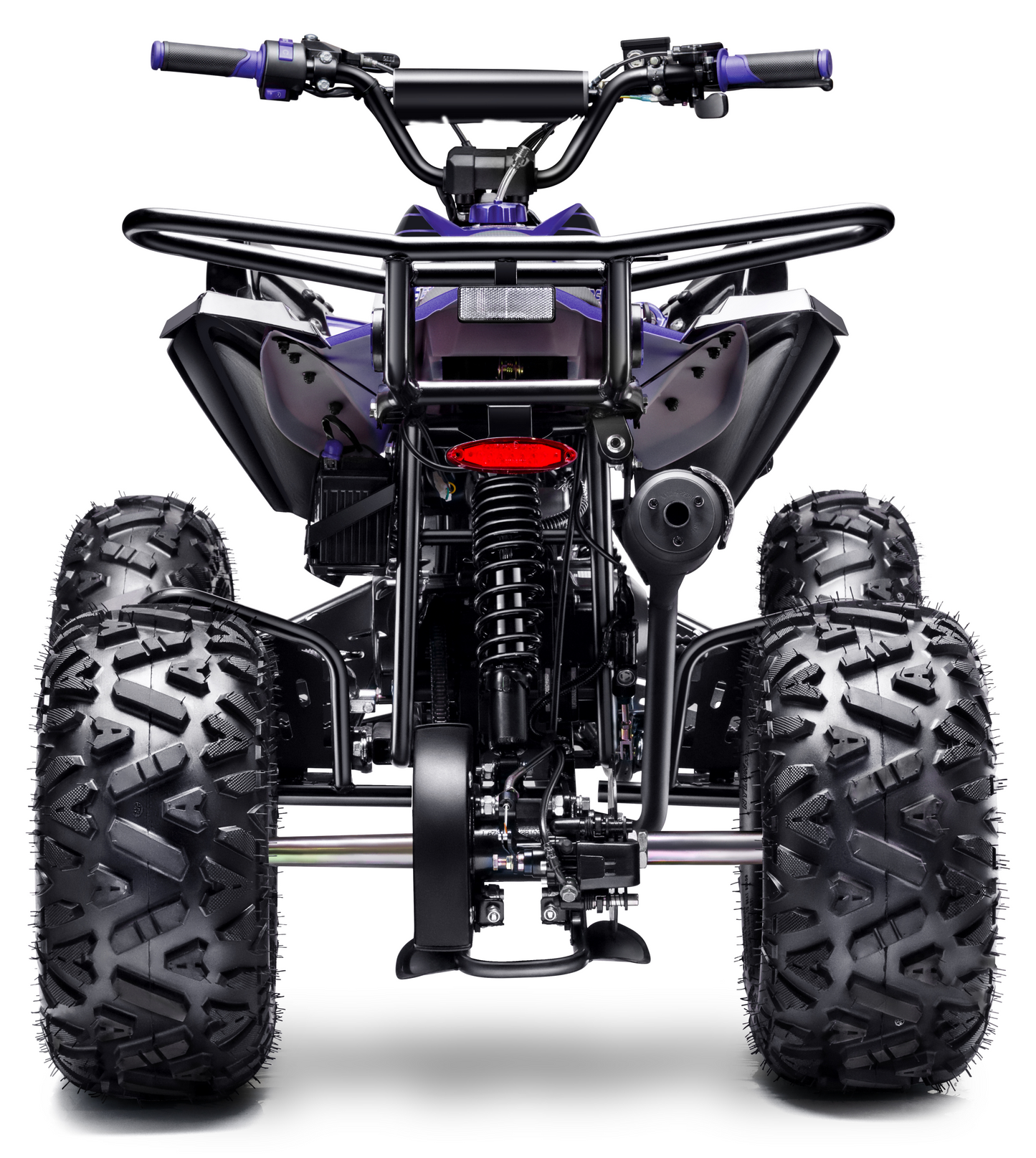 125cc ATV with Reverse Four Wheeler Gas Powered 4 Wheeler Quad with Headlights - Big 19"/18"Tires (Fully Assembled)