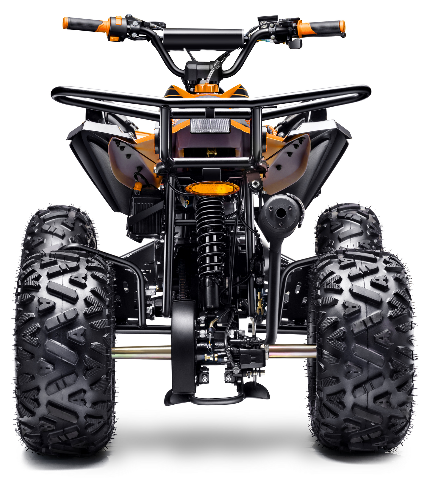 125cc ATV with Reverse Four Wheeler Gas Powered 4 Wheeler Quad with Headlights - Big 19"/18"Tires (Fully Assembled)