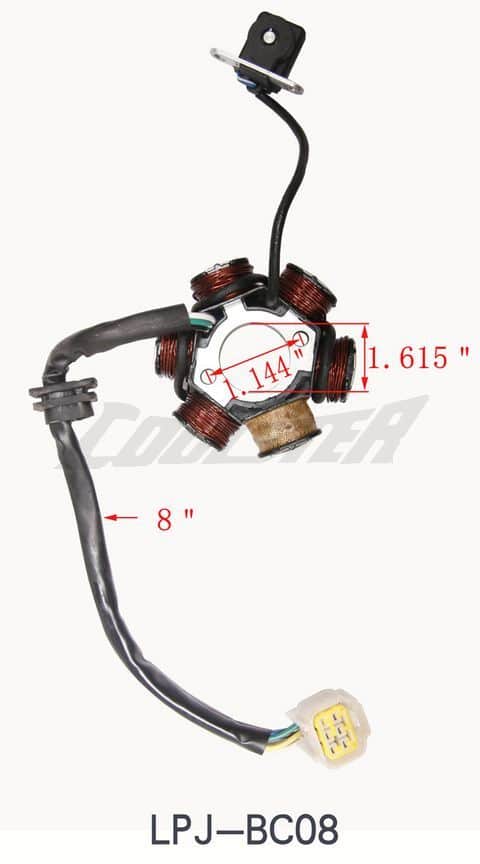 Alternator, Stator, Magneto for ATV (Post-2017) (ALT-2) (LPJ-BC08)