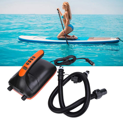 Electric Air Pump for Inflatable Boats, Kayak, Stand Up Paddle Boards, Max 20 PSI,12V Smart high Pressure Pump with Intelligent Dual Stage & Auto-Off Function