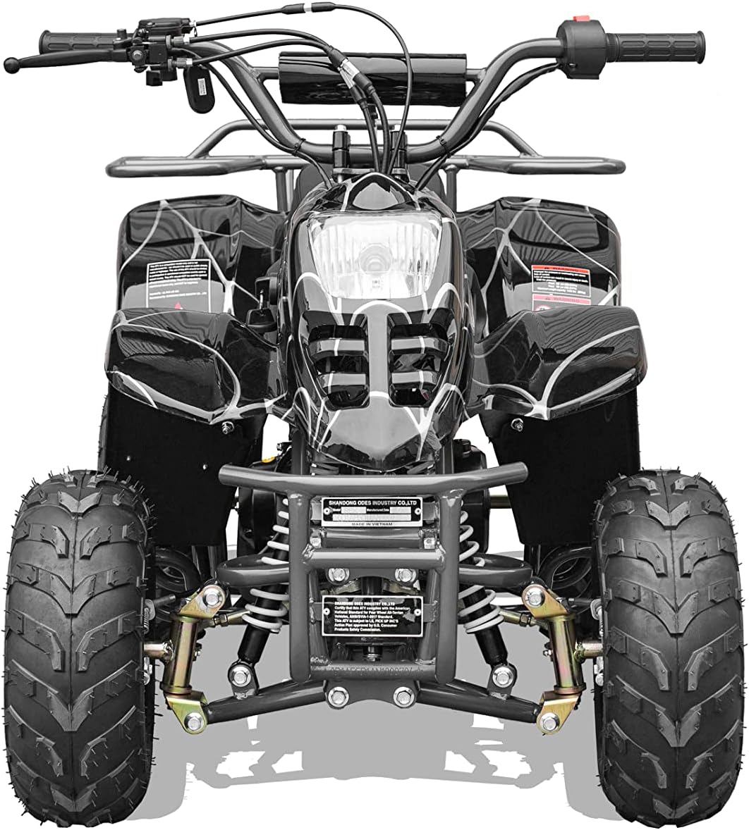 GAS 110cc ATV Quad 4 Wheeler with Off-Road Tires - 220lbs Weight Capacity - Tested and Fully Assembled