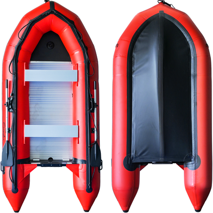 Seangles Inflatable Dinghy Boat with Aluminum Floor and Aluminum Transom - Inflatable Boat for Adults Heavy Duty - USCG Approved