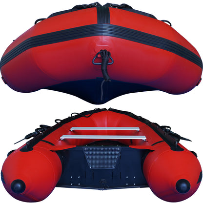 Seangles Inflatable Dinghy Boat with Aluminum Floor and Aluminum Transom - Inflatable Boat for Adults Heavy Duty - USCG Approved