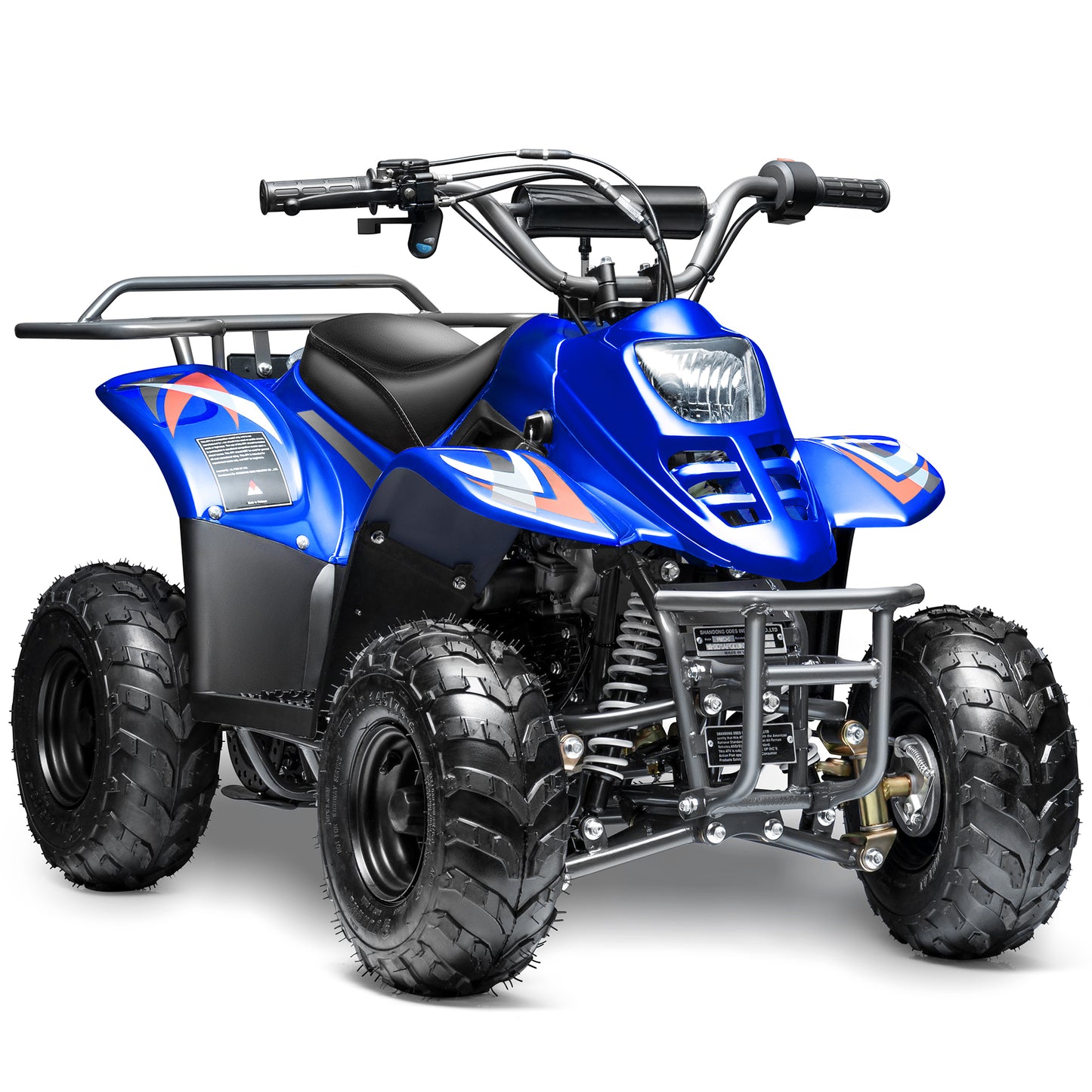 GAS 110cc ATV Quad 4 Wheeler with Off-Road Tires - 220lbs Weight Capacity - Tested and Fully Assembled