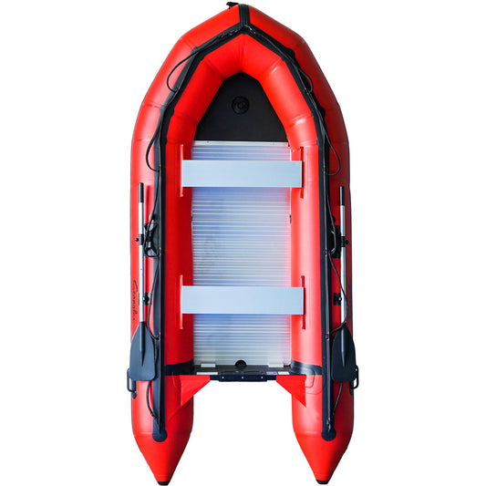 Seangles Inflatable Dinghy Boat with Aluminum Floor and Aluminum Transom - Inflatable Boat for Adults Heavy Duty - USCG Approved