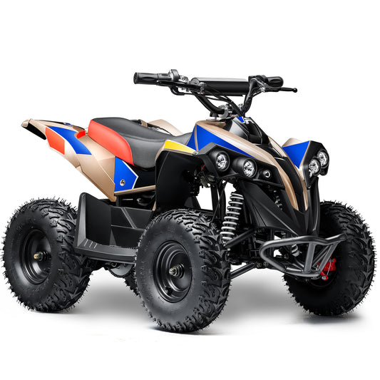 1000W Electric ATV Quad 4 Wheeler 36V with Off-Road Tires - 220lbs Weight Capacity - Tested and Fully Assembled