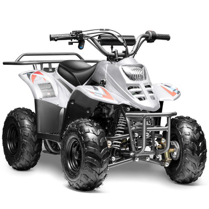 GAS 110cc ATV Quad 4 Wheeler with Off-Road Tires - 220lbs Weight Capacity - Tested and Fully Assembled