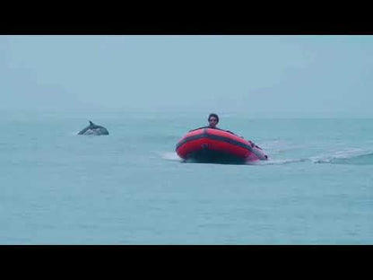 Seangles Inflatable Dinghy Boat with Aluminum Floor and Aluminum Transom - Inflatable Boat for Adults Heavy Duty - USCG Approved